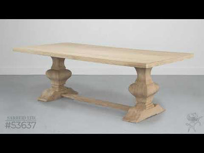 Sarreid - Wesley Dining Table - NATURAL - CoastalBeach