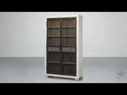 Sarreid - Vineyards Bar Cabinet - White - Traditional