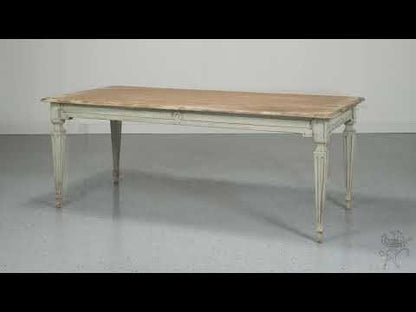 Sarreid - Elise Dining Table  Sage - Green - Transitional