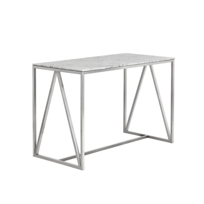 Sunpan Abel Counter Table - Stainless Steel - 103772 - Sunpan - $1598.00