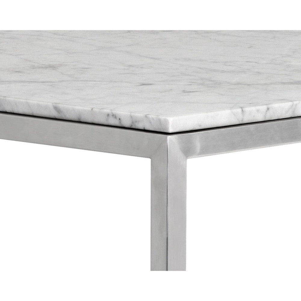 Sunpan Abel Counter Table - Stainless Steel - 103772 - Sunpan - $1598.00