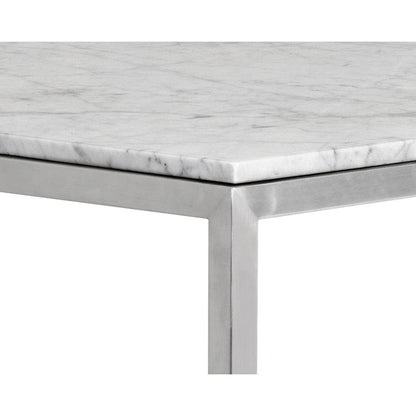 Sunpan Abel Counter Table - Stainless Steel - 103772 - Sunpan - $1598.00