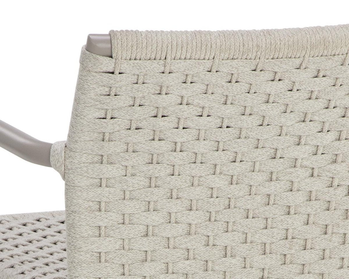 Sunpan Casella Stackable Dining Armchair - Cream - 110979 - Sunpan - $698.00