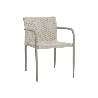 Sunpan Casella Stackable Dining Armchair - Cream - 110979 - Sunpan - $698.00