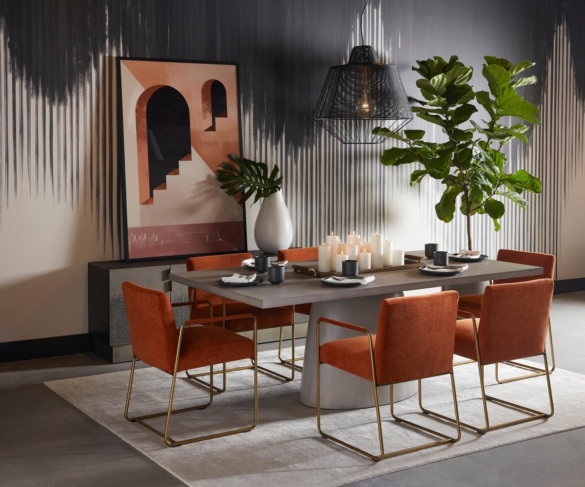 Sunpan Cavallini Dining Table - 79" - 109896 - Sunpan - $3798.00