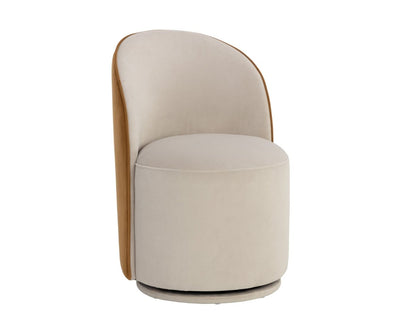 Sunpan Cavoli Swivel Dining Chair - 109916 - Sunpan - $698.00