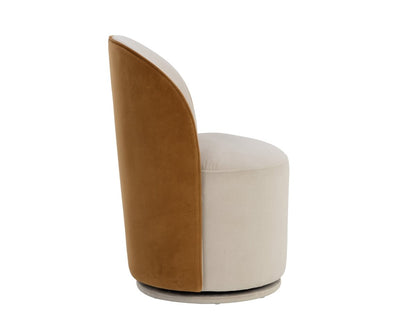 Sunpan Cavoli Swivel Dining Chair - 109916 - Sunpan - $698.00