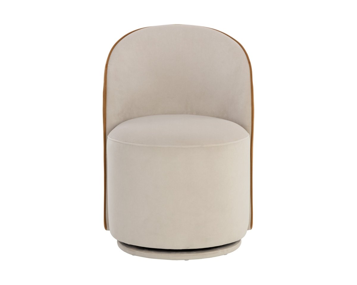 Sunpan Cavoli Swivel Dining Chair - 109916 - Sunpan - $698.00