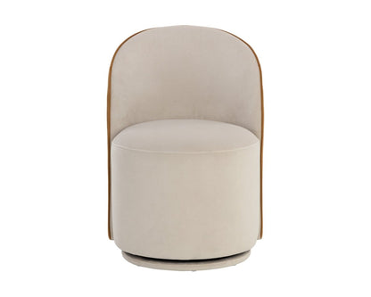 Sunpan Cavoli Swivel Dining Chair - 109916 - Sunpan - $698.00