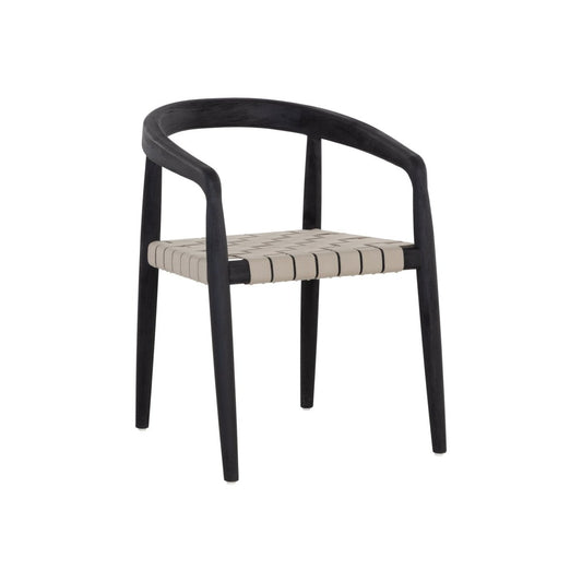 Sunpan Cayman Dining Armchair - Charcoal - 109043 - Sunpan - $1398.00