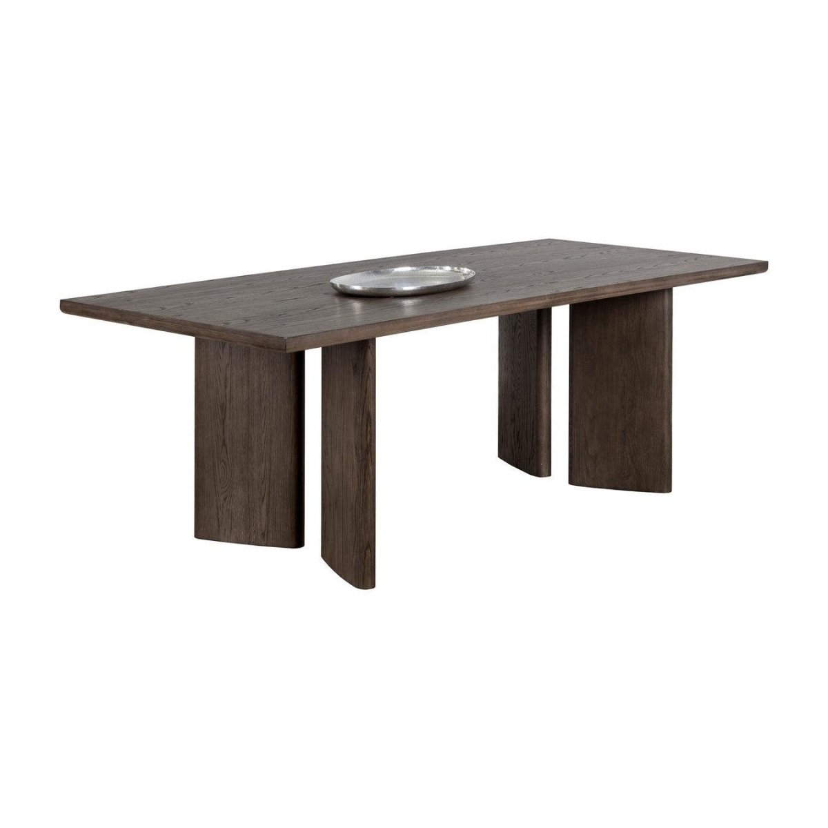 Sunpan Contemporary Giulietta Dining Table - Rectangular - Dark Brown - 90.5" - Solid Wood, Seats 6 - 107268 - Sunpan - $3398.00