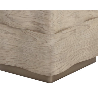 Sunpan Contemporary Hoyos Dining Table - 100" - Rectangle - Light Brown - Wood - 110661 - Sunpan - $3998.00