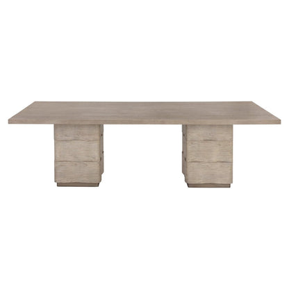 Sunpan Contemporary Hoyos Dining Table - 100" - Rectangle - Light Brown - Wood - 110661 - Sunpan - $3998.00