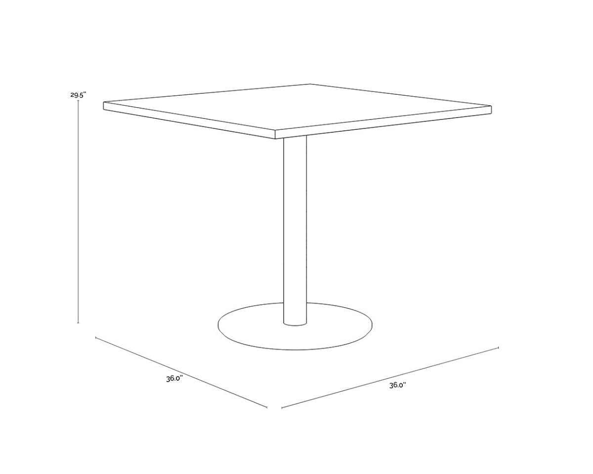 Sunpan Corina Bistro Table - 36" - 110195 - Sunpan - $1398.00