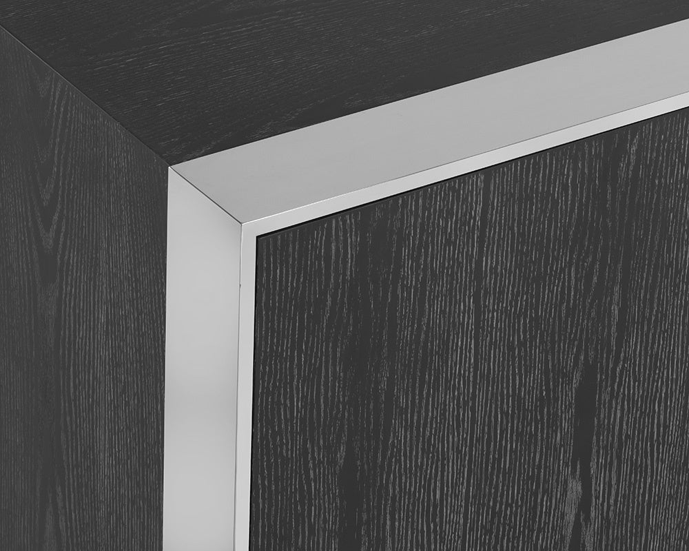 Sunpan Dalton Sideboard - Stainless Steel - Grey - 107055 - Sunpan - $3198.00