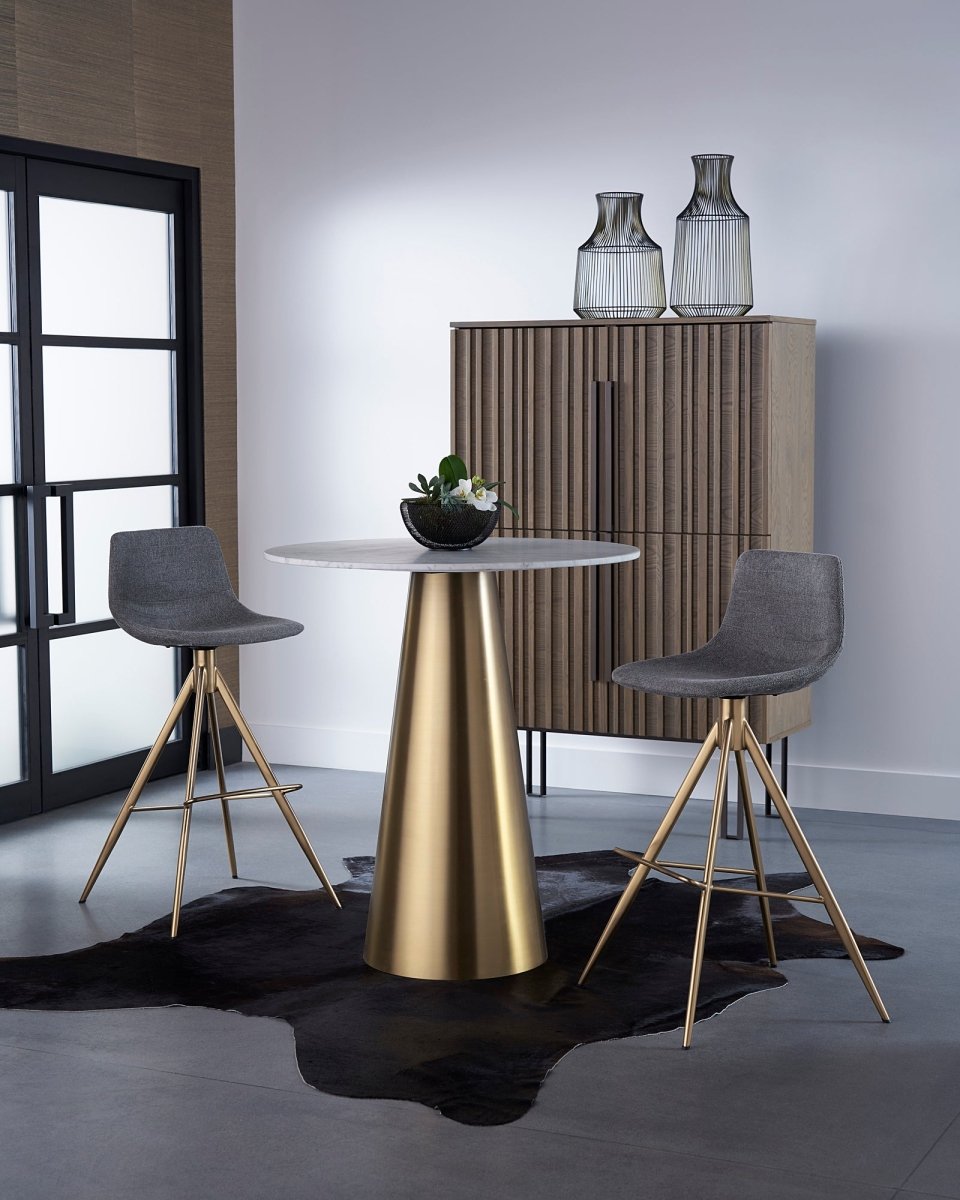 Sunpan Damon Bar Table - Gold - 104428 - Sunpan - $2998.00