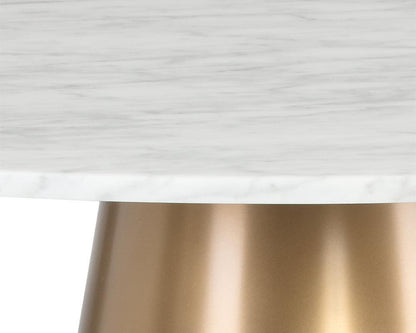 Sunpan Damon Bistro Table - Gold - 35.5" - 104426 - Sunpan - $2698.00