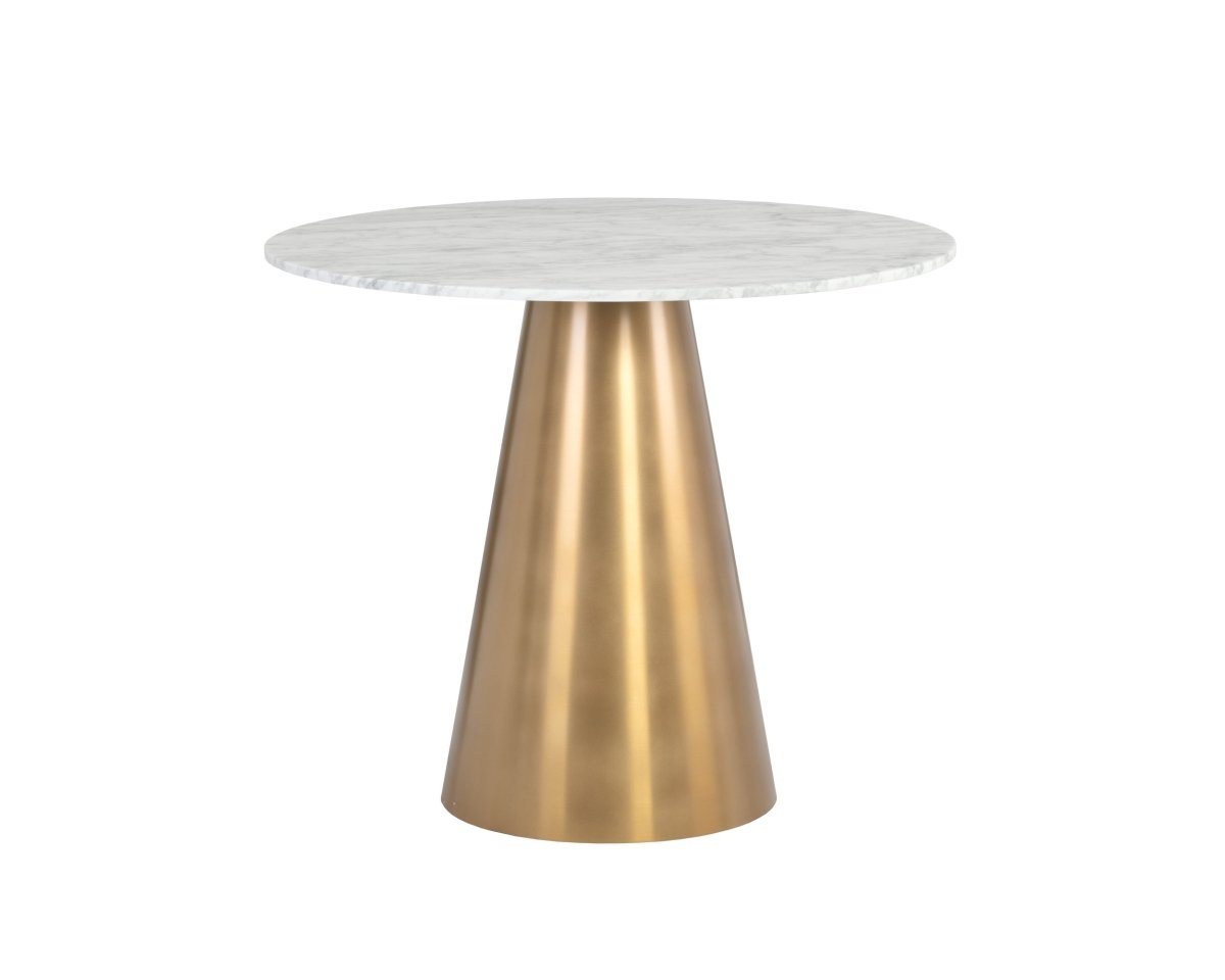 Sunpan Damon Bistro Table - Gold - 35.5" - 104426 - Sunpan - $2698.00