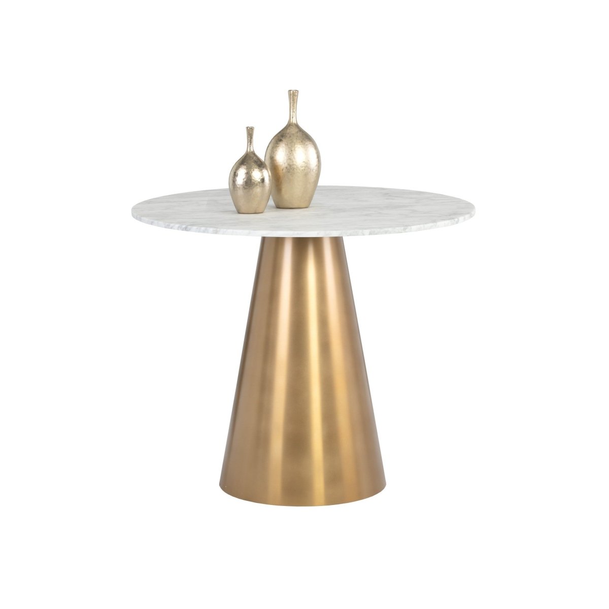 Sunpan Damon Bistro Table - Gold - 35.5" - 104426 - Sunpan - $2698.00