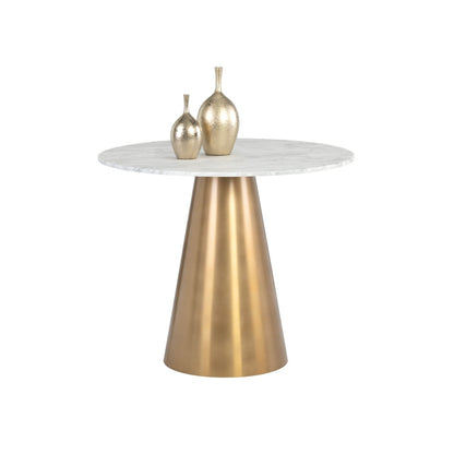 Sunpan Damon Bistro Table - Gold - 35.5" - 104426 - Sunpan - $2698.00
