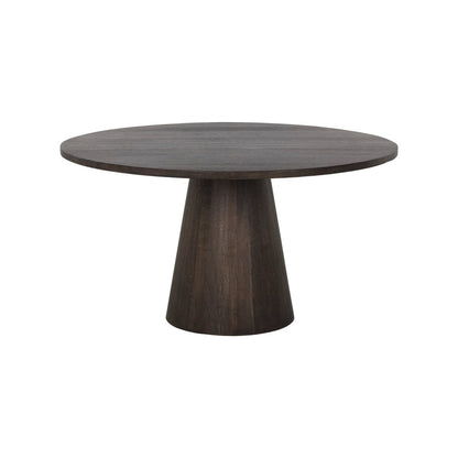 Sunpan Elina Dining Table - Round - Brown Oak - 54", Seats 6 - 111023 - Sunpan - $3098.00