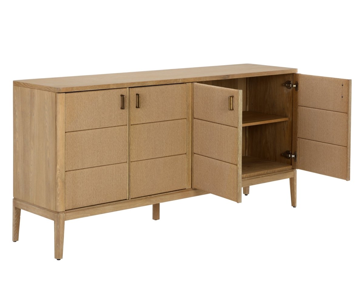 Sunpan Etienne Sideboard - Rustic Oak - 110122 - Sunpan - $2598.00
