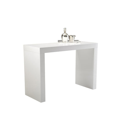 Sunpan Faro Bar Table - High Gloss White - 50257 - Sunpan - $1358.00