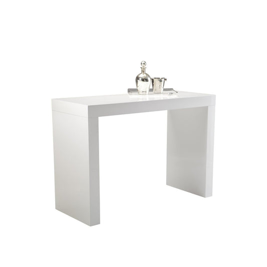 Sunpan Faro Bar Table - High Gloss White - 50257 - Sunpan - $1358.00