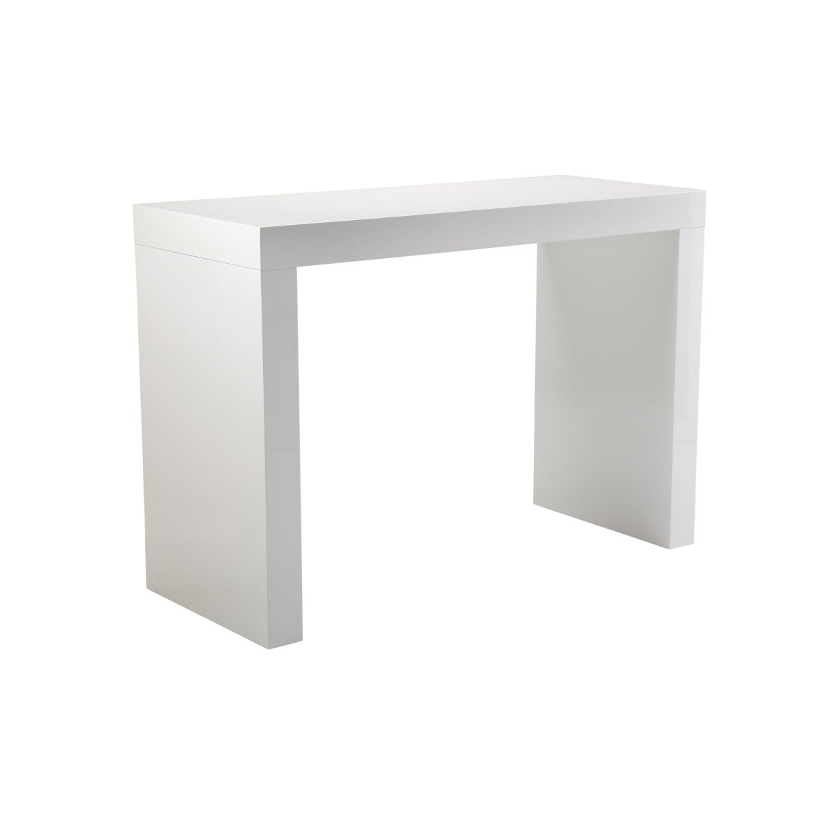 Sunpan Faro Bar Table - High Gloss White - 50257 - Sunpan - $1358.00
