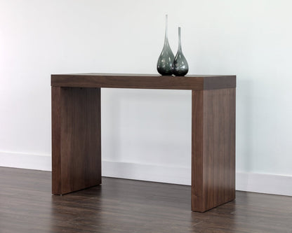 Sunpan Faro Bar Table - Walnut - 105705 - Sunpan - $998.00