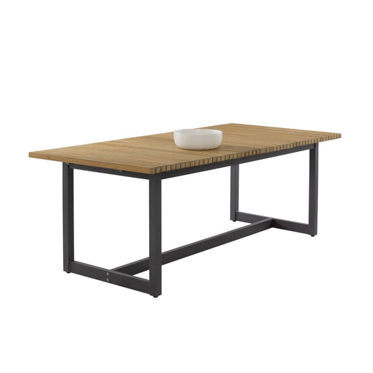 Sunpan Geneve Extension Dining Table - Natural - 80" To 104" - 109494 - Sunpan - $4598.00