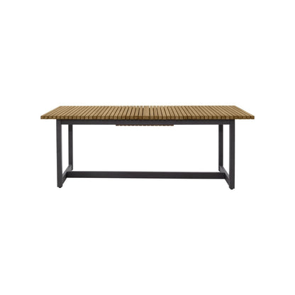 Sunpan Geneve Extension Dining Table - Natural - 80" To 104" - 109494 - Sunpan - $4598.00