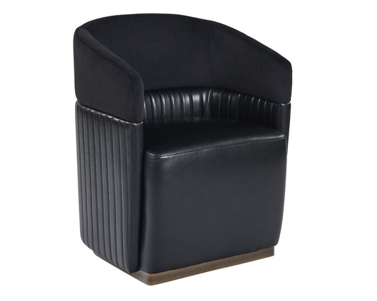 Sunpan Genval Wheeled Lounge Chair - 105246 - Sunpan - $1278.00