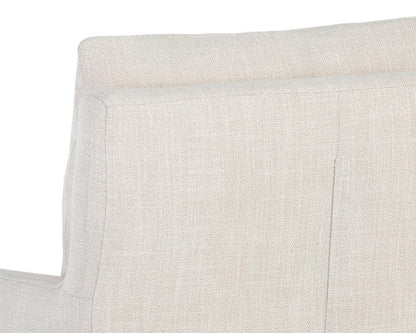 Sunpan Glenrose Wheeled Dining Armchair - 106570 - Sunpan - $798.00