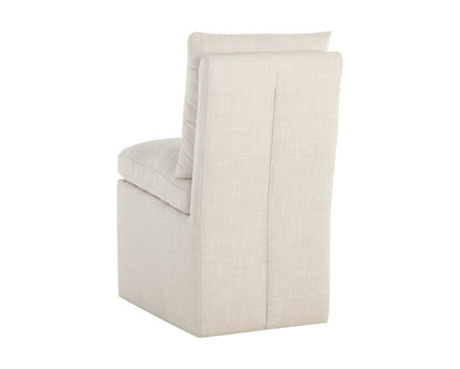 Sunpan Glenrose Wheeled Dining Chair - 107449 - Sunpan - $678.00