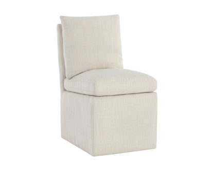 Sunpan Glenrose Wheeled Dining Chair - 107449 - Sunpan - $678.00
