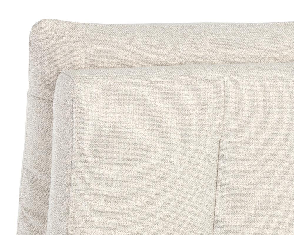 Sunpan Glenrose Wheeled Dining Chair - 107449 - Sunpan - $678.00