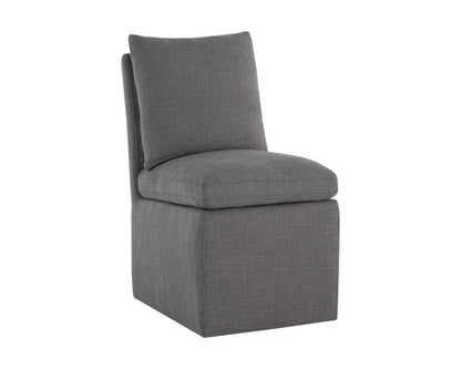 Sunpan Glenrose Wheeled Dining Chair - 107449 - Sunpan - $678.00