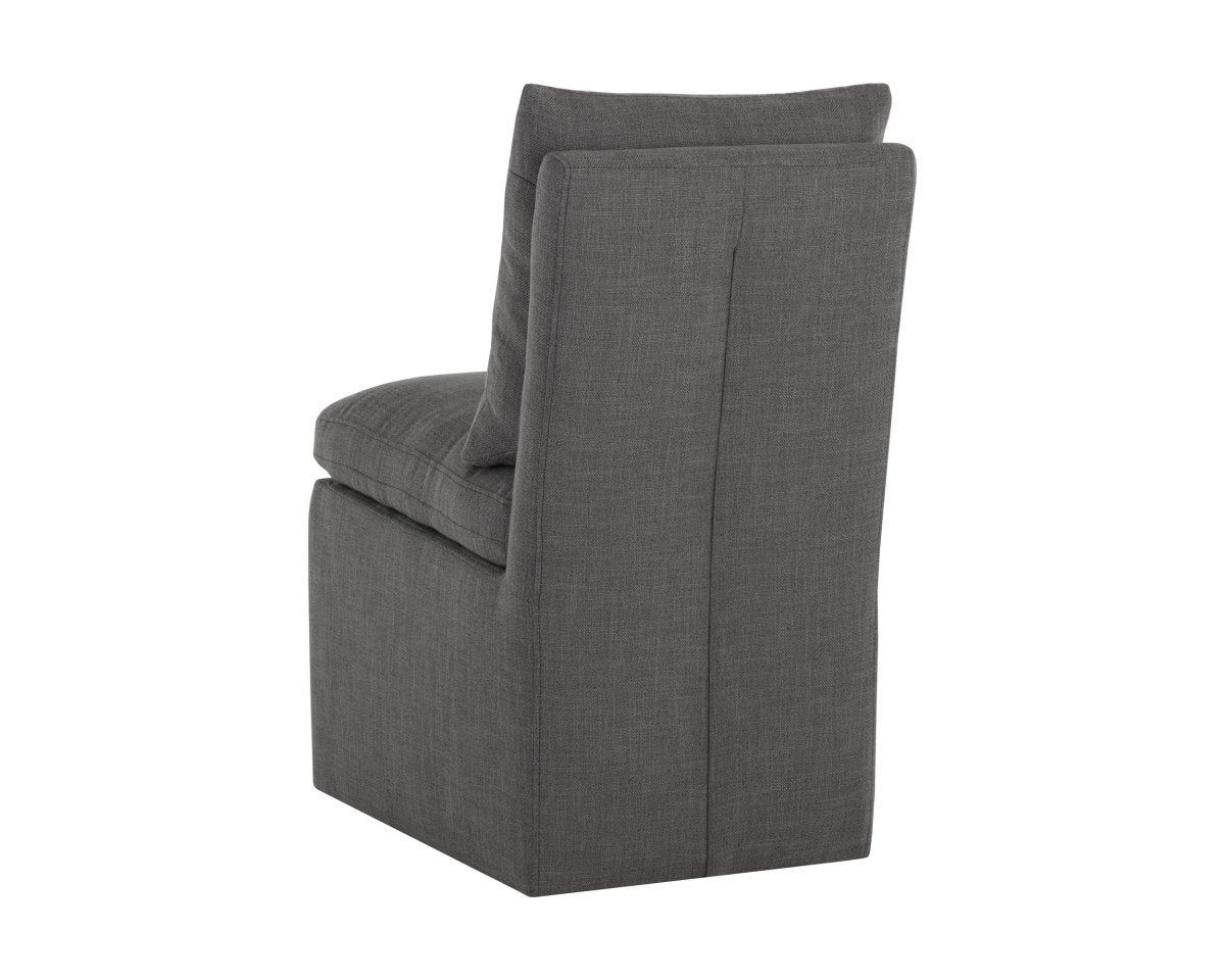 Sunpan Glenrose Wheeled Dining Chair - 107449 - Sunpan - $678.00