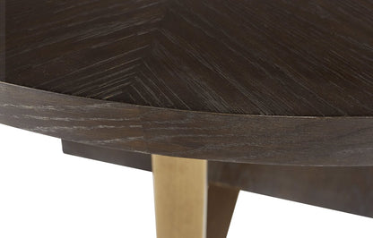 Sunpan Global Traveler Lars Dining Table - Round - 55" - Brown - Wood - Seats 4 - 104136 - Sunpan - $2598.00