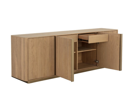 Sunpan Kalla Sideboard - Rustic Oak - 110771 - Sunpan - $2998.00