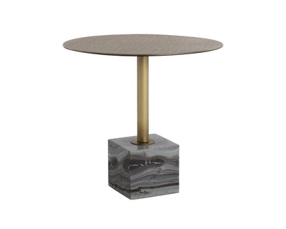 Sunpan Kata Bistro Table - Grey Marble - 32" - 109640 - Sunpan - $1438.00
