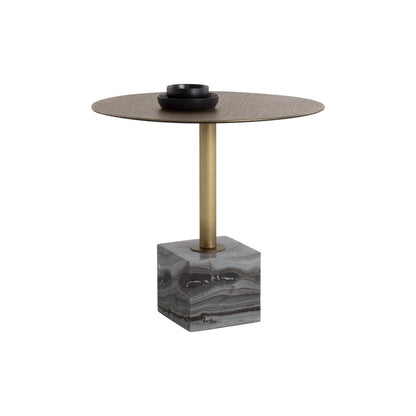 Sunpan Kata Bistro Table - Grey Marble - 32" - 109640 - Sunpan - $1438.00