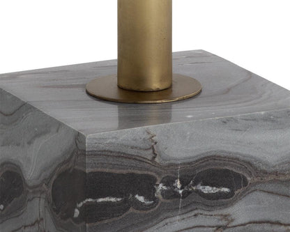 Sunpan Kata Bistro Table - Grey Marble - 32" - 109640 - Sunpan - $1438.00