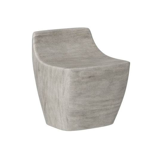 Sunpan Ledger Stool - Ash Grey Wood Look - 110473 - Sunpan - $598.00