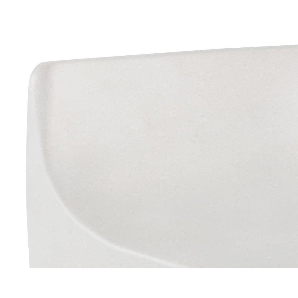 Sunpan Ledger Stool - White - 109275 - Sunpan - $598.00