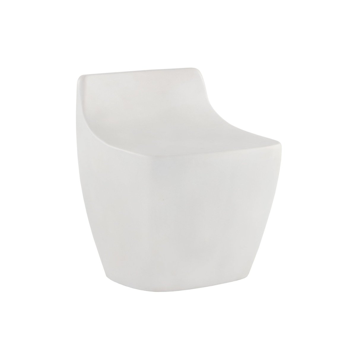 Sunpan Ledger Stool - White - 109275 - Sunpan - $598.00
