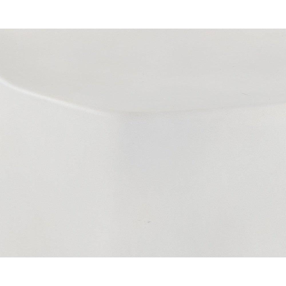 Sunpan Ledger Stool - White - 109275 - Sunpan - $598.00