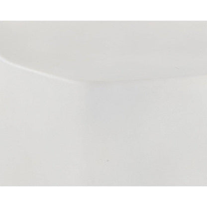 Sunpan Ledger Stool - White - 109275 - Sunpan - $598.00