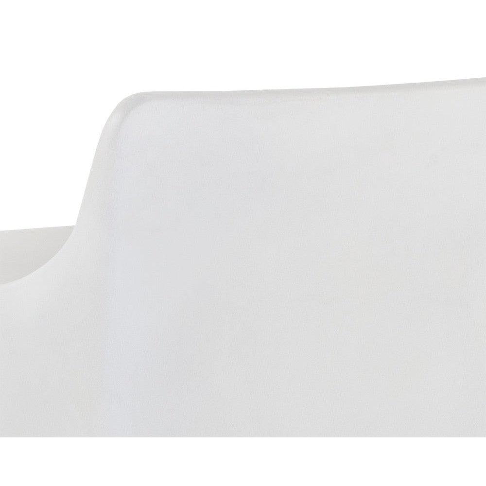 Sunpan Ledger Stool - White - 109275 - Sunpan - $598.00